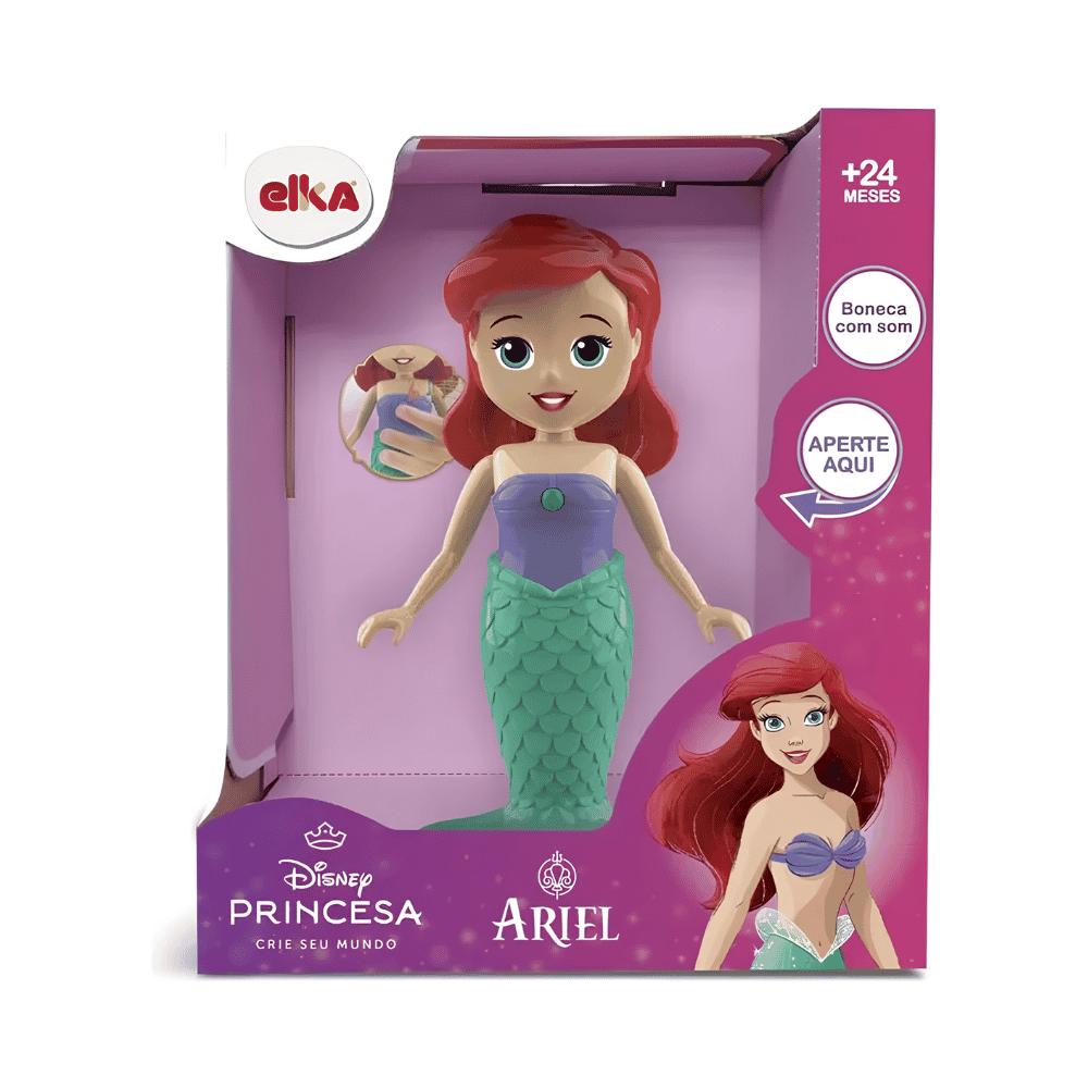 Boneca Ariel com Som Disney Elka