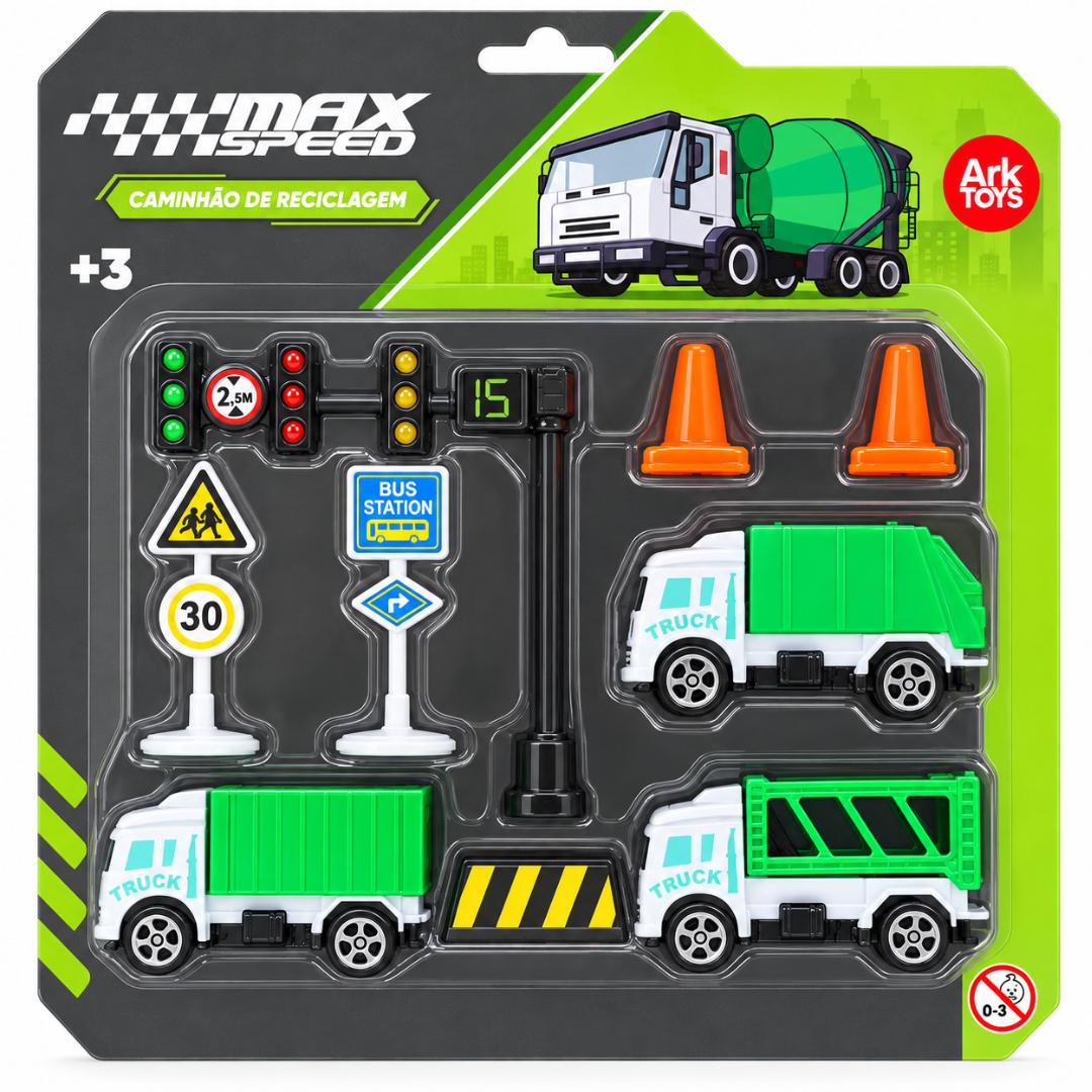 Mini Carro Playset Coletor Ark Toys