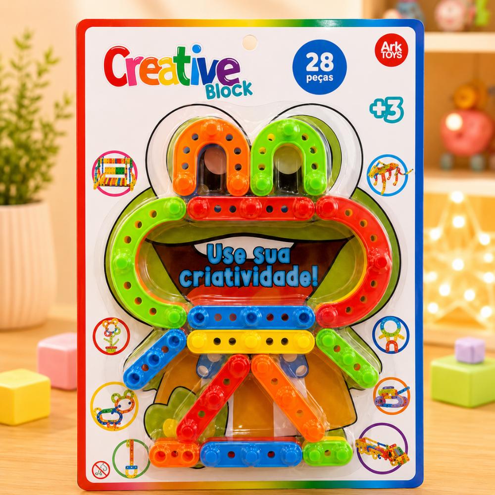 Creative Sapo Brinquedo de Montar 28 Peças Ark Toys