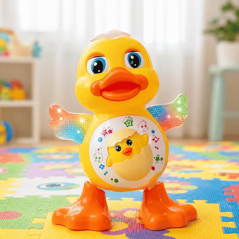 Pato Divertido com Som Luz e Dança ArkToys