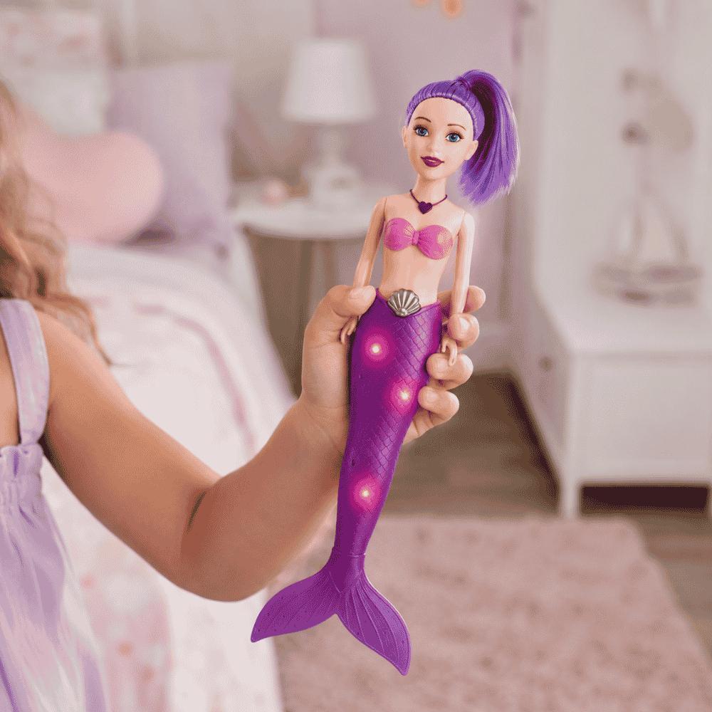 Boneca Sereia Encantada Mini com Luz Ark Toys