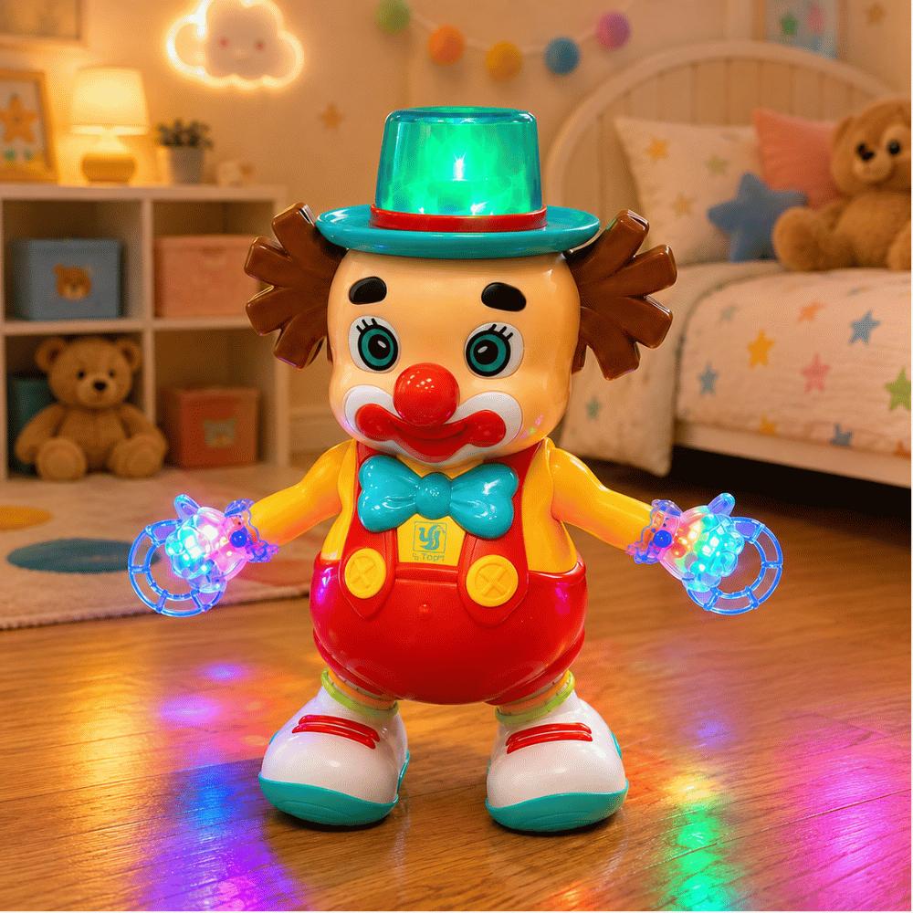 Palhaço Divertido com Som Luz e Dança ArkToys