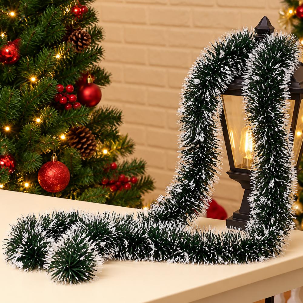 Festão de Natal Verde Escuro 3 Fitas 8cmx2m Rio Master