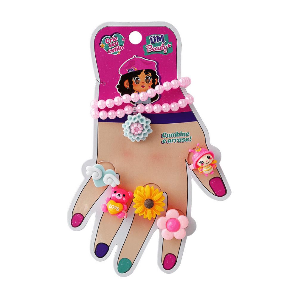 DM Beauty Pulseira e Anéis DM Brasil