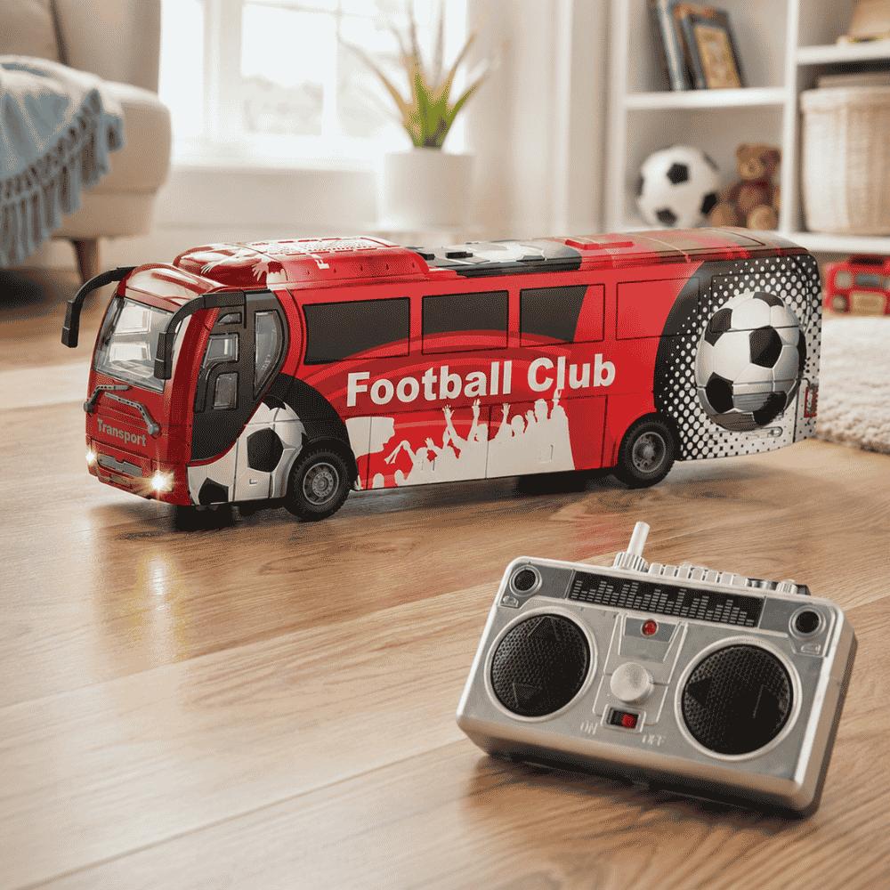 Ônibus Gol de Craque Controle Remoto Sem Fio DM Brasil