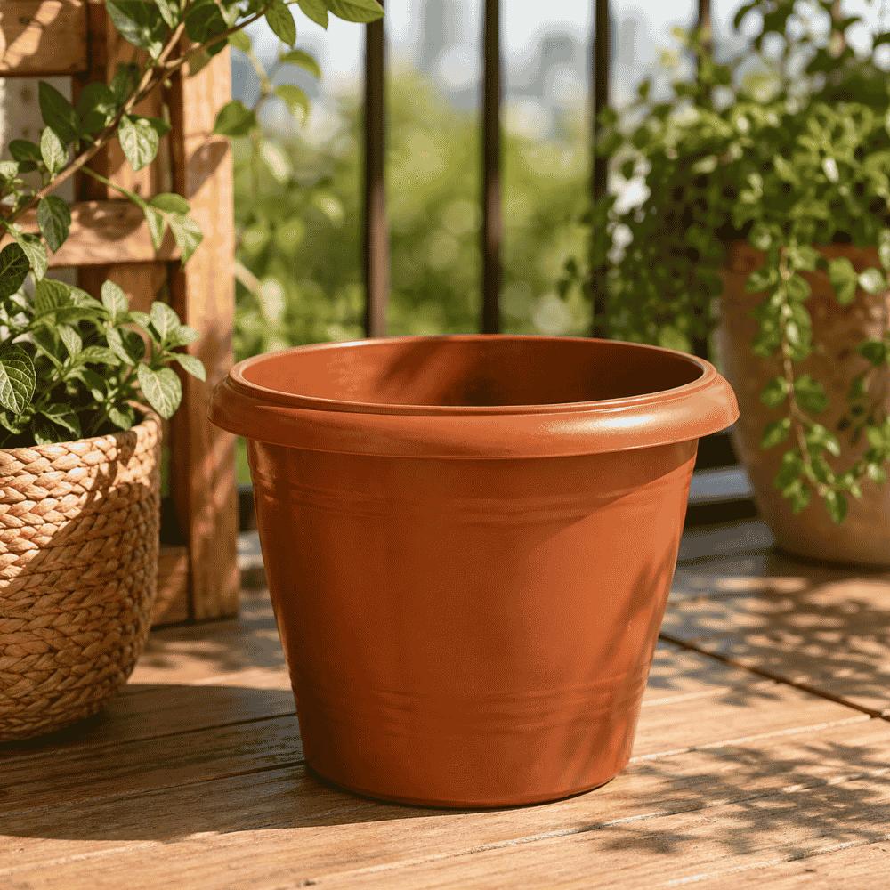Vaso Redondo Cerâmica 3,8L Ercaplast