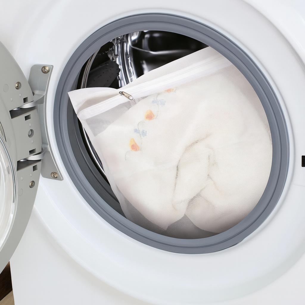 Saco Para Lavar Roupa Com Zíper Plast-Leo