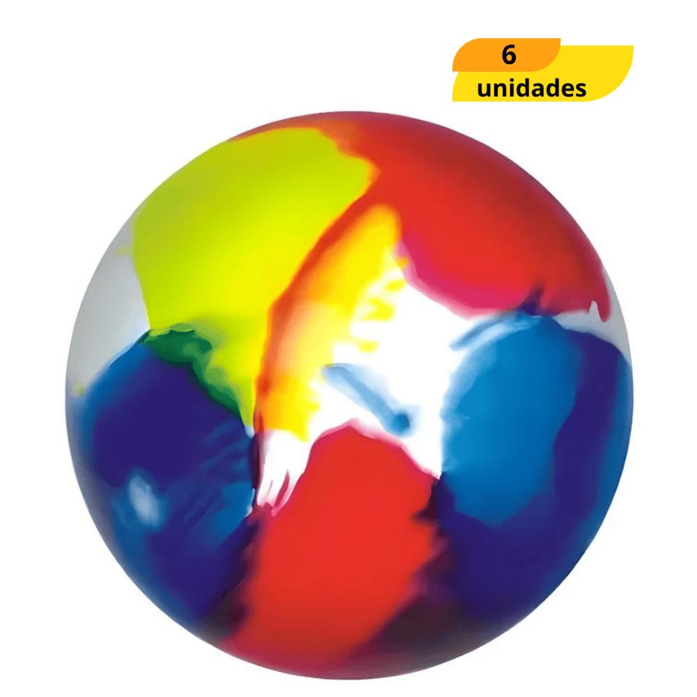 Bola Marmorizada Nº 8 Vinil Líder - Cx 6 Unidades