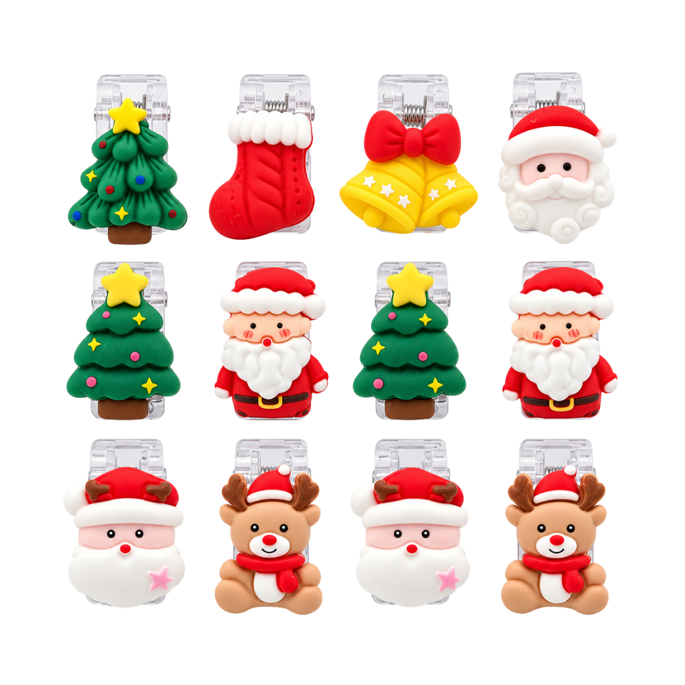 Prendedor de Papel Natalino Decorativo Multiart