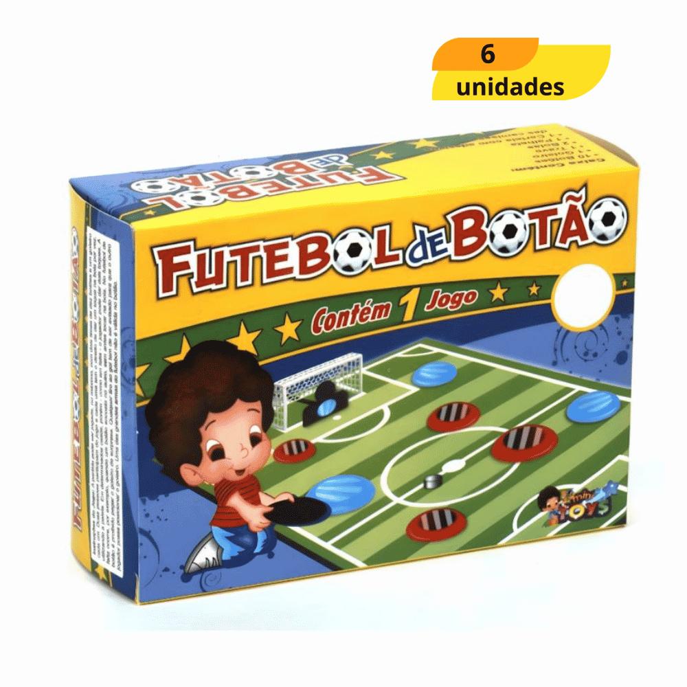Jogo Futebol de Botão Minitoys - Cx 6 Unidades