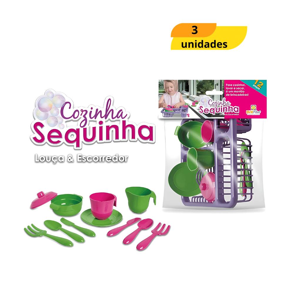 Cozinha Sequinha Divplast - Cx 3 Unidades