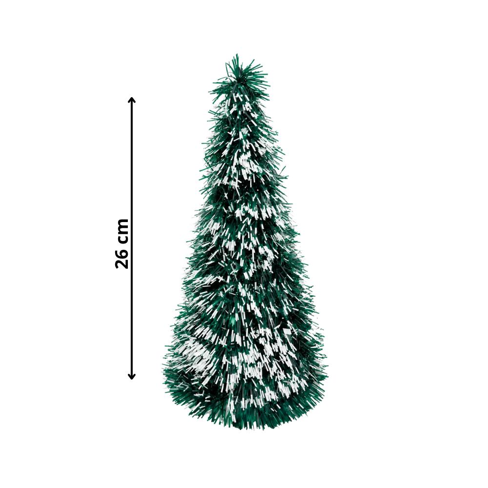 Árvore de Natal Nevada Festão 11x26cm Rio Master