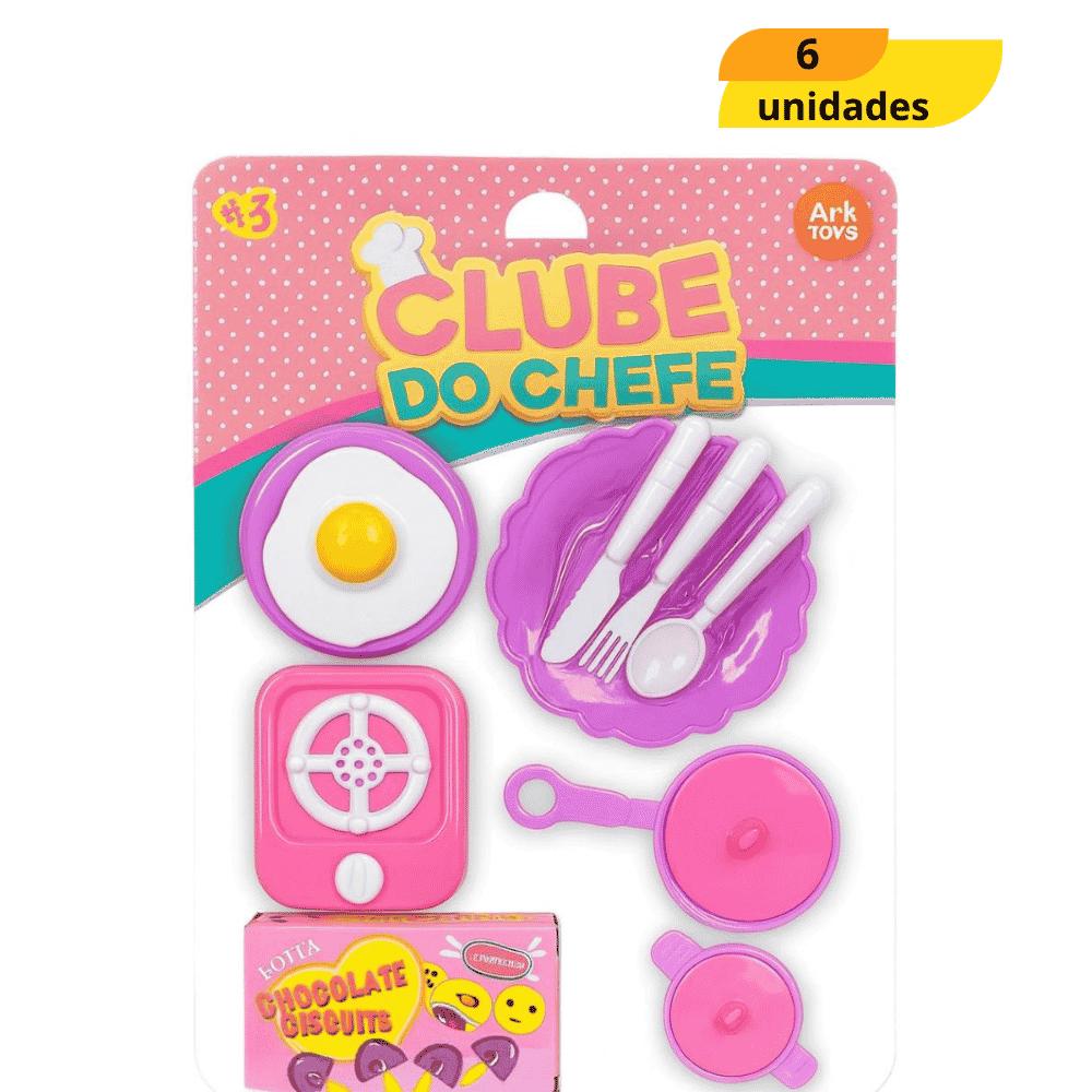 Clube do Chef Cozinha Ark Toys - Cx 6 Unidades
