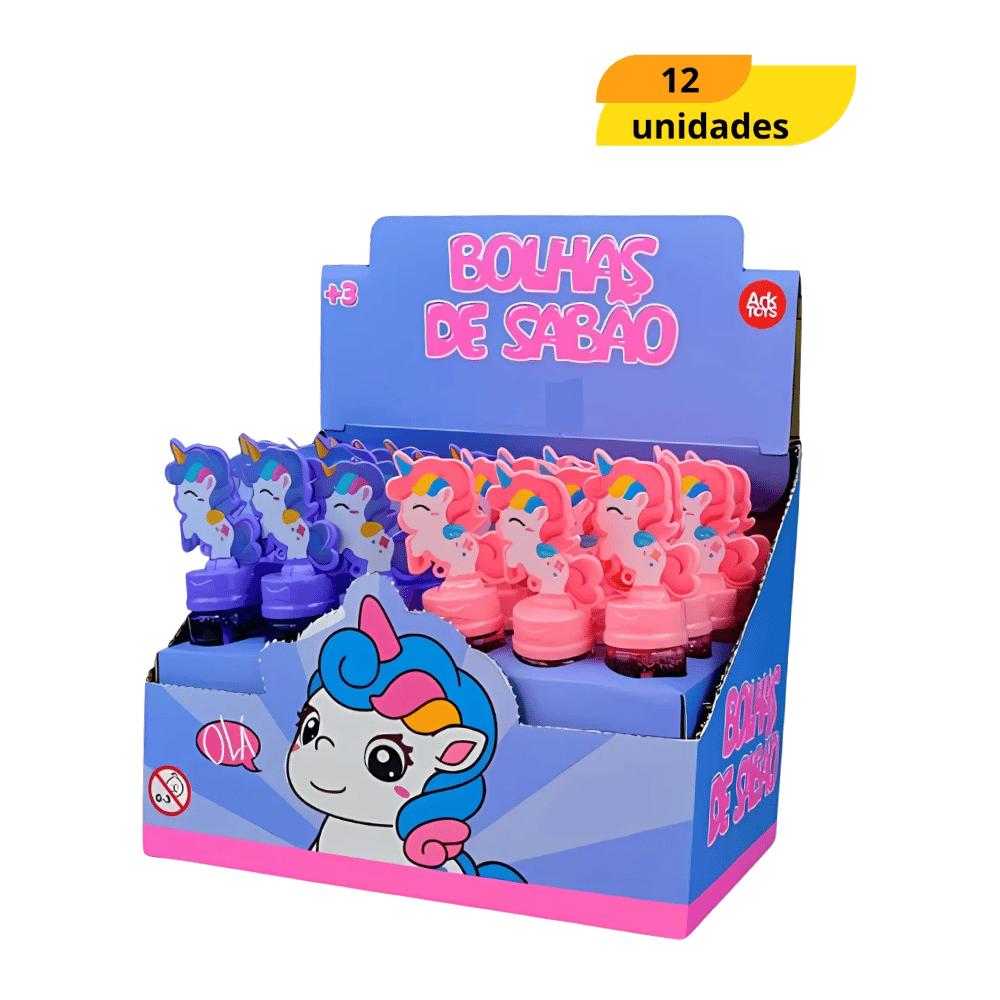 Bolha de Sabão Display Unicorn Arktoys - Cx 12 Unidades