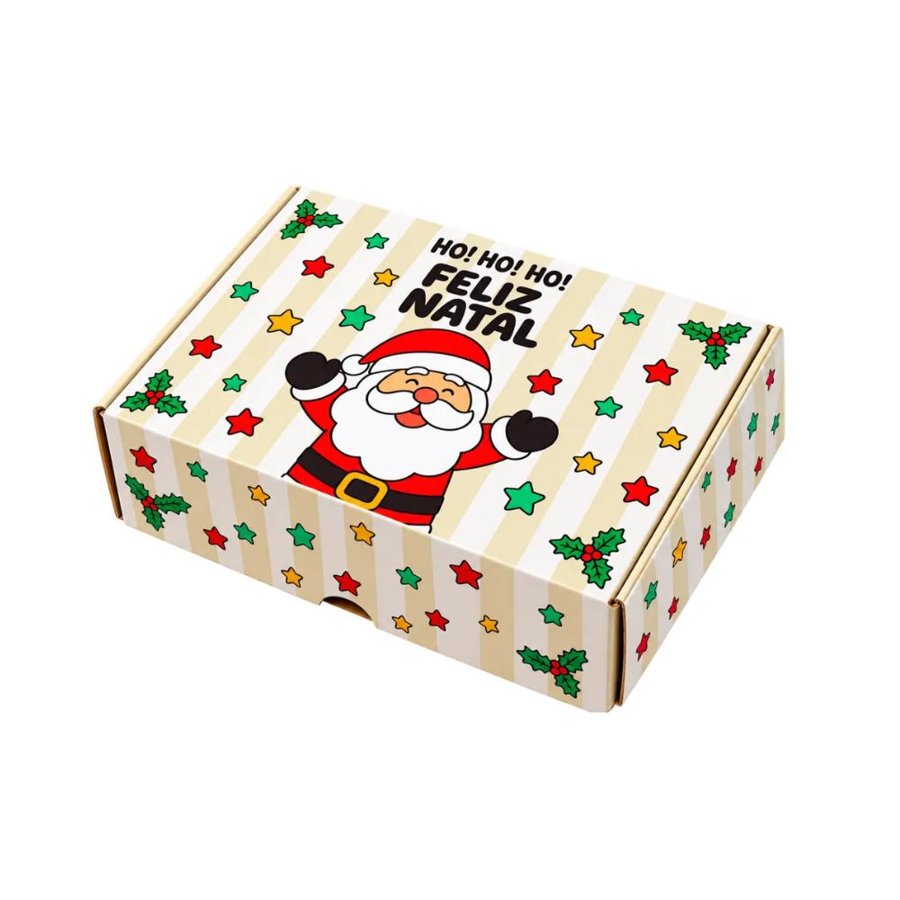 Caixa para Presente de Natal em Papel 12x8x4cm Multiart