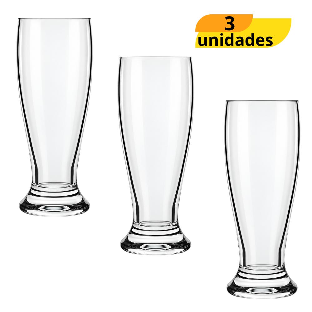 Copo Munich Cerveja 300ml Nadir - Cx 3 Unidades