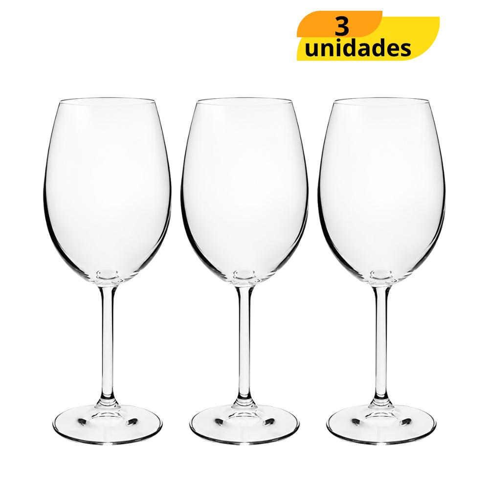Taça Vinho Gastro Vino 580ml - Cx 3 Unidades