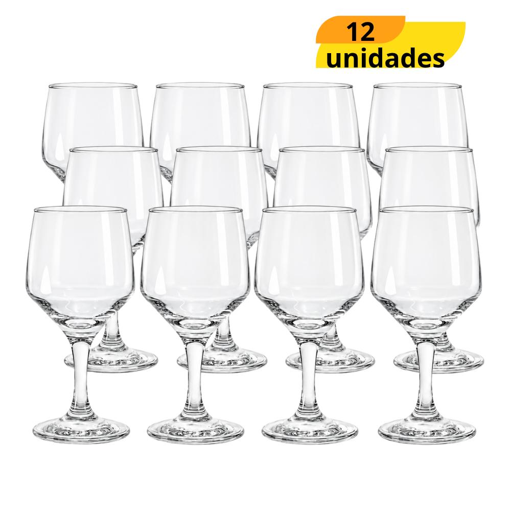 Taça De Vinho Buffet 260ml Nadir - Cx 12 Unidades