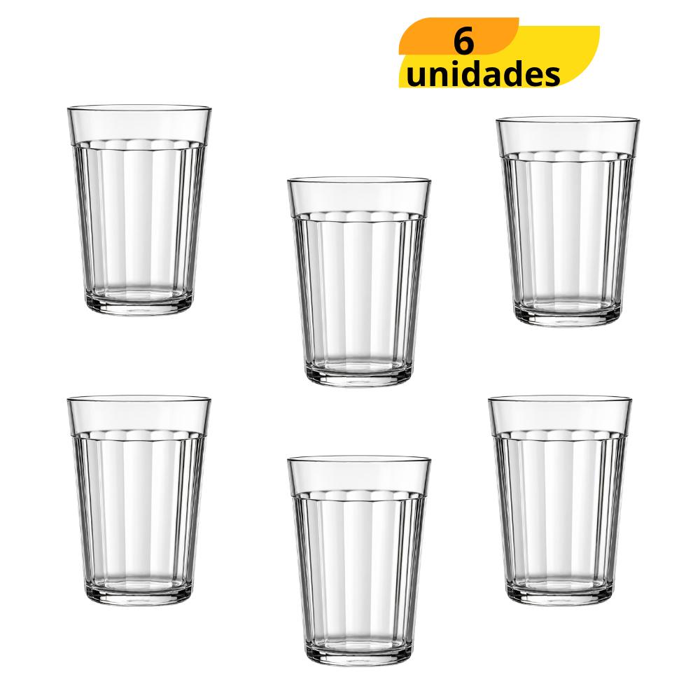 Copo Americano Long Drink 300ml Nadir - Cx 6 Unidades