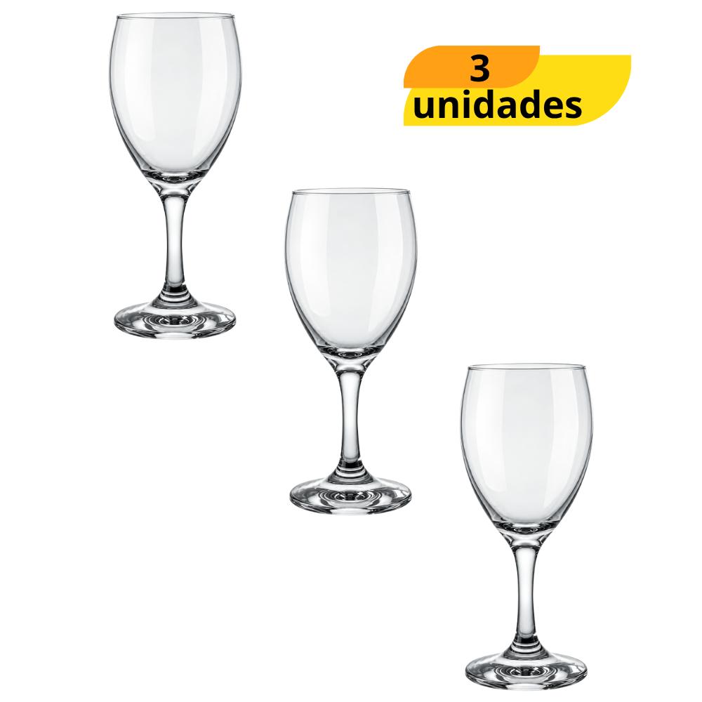 Taça Windsor Água 300ml Nadir - Cx 3 Unidades