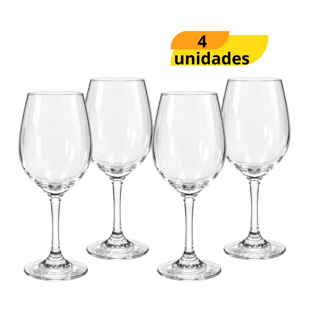 Taça Barone Vinho 385ml Nadir - Cx 4 Unidades