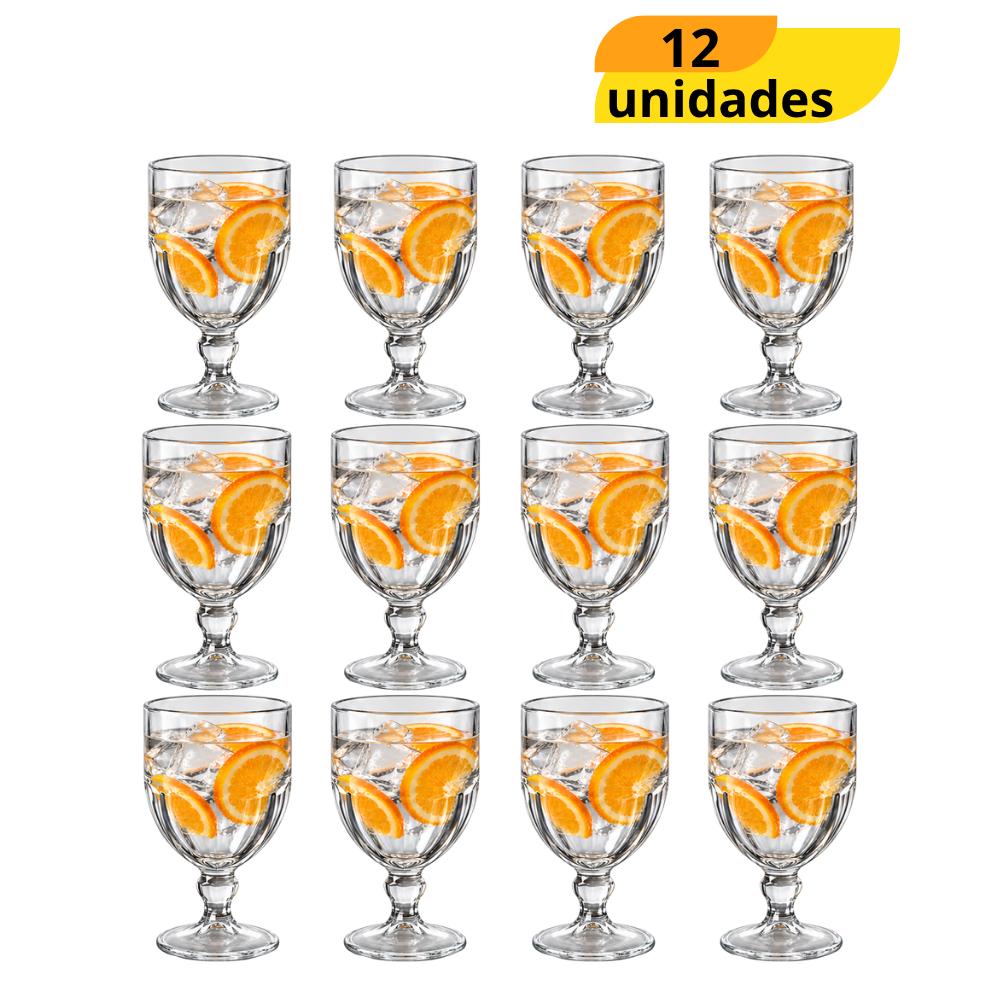 Taça Bristol Agua 340ml Nadir - Cx 12 Unidades