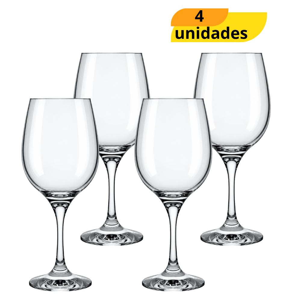 Taça Grande Barone Água 490ml Nadir - Cx 4 Unidades