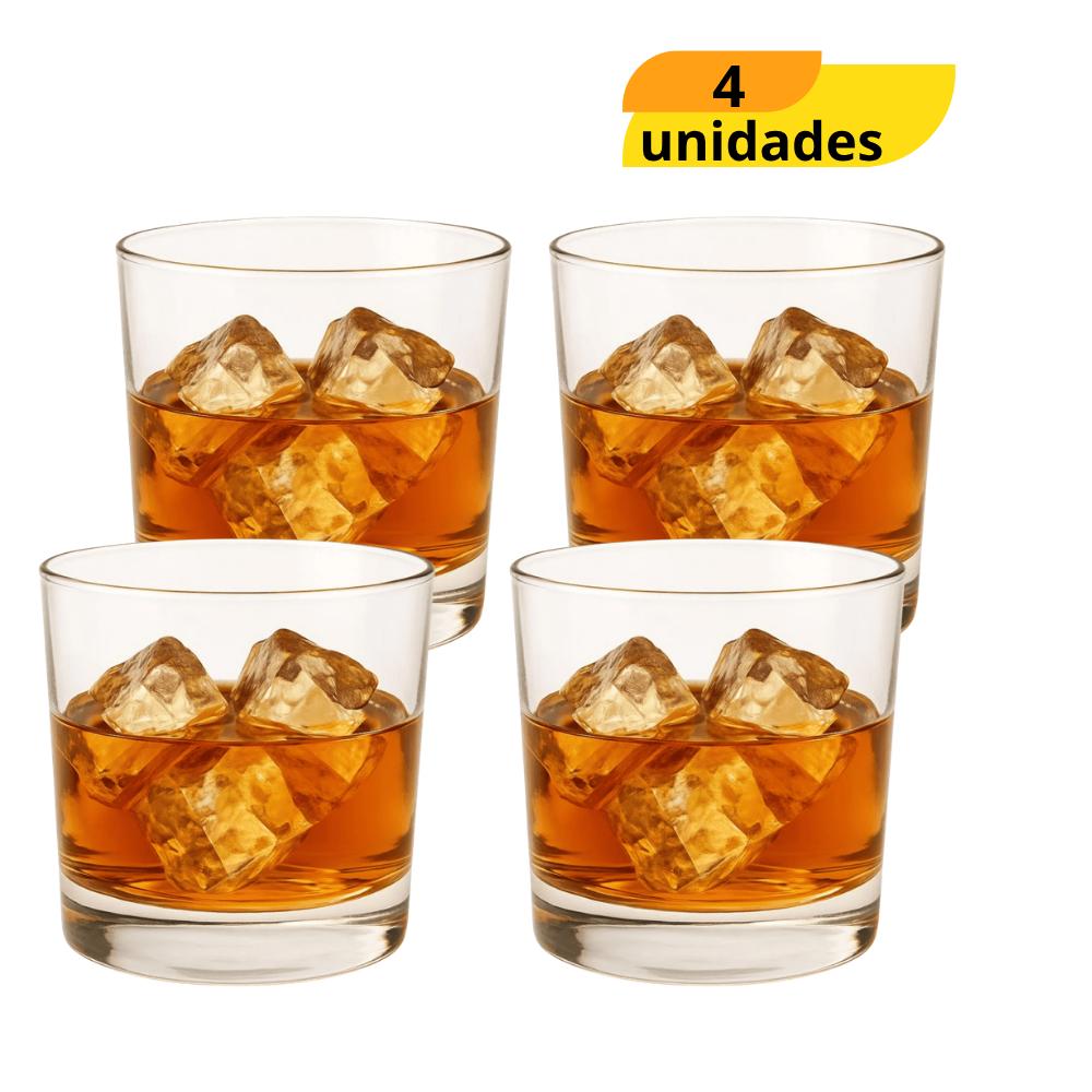 Copo Bar Rocks Whisky 265Ml - Cx 4 Unidades