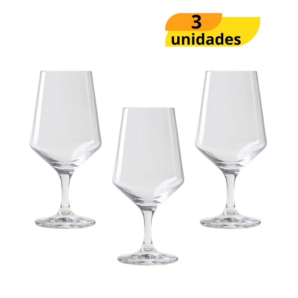 Taça Brunello Cerveja 400ml Nadir - Cx 3 Unidades