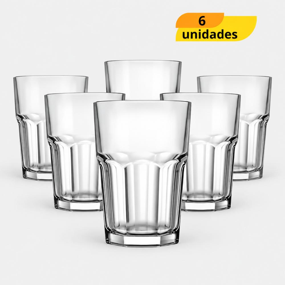 Copo Long Drink Bristol 340ml Nadir - Cx 6 Unidades