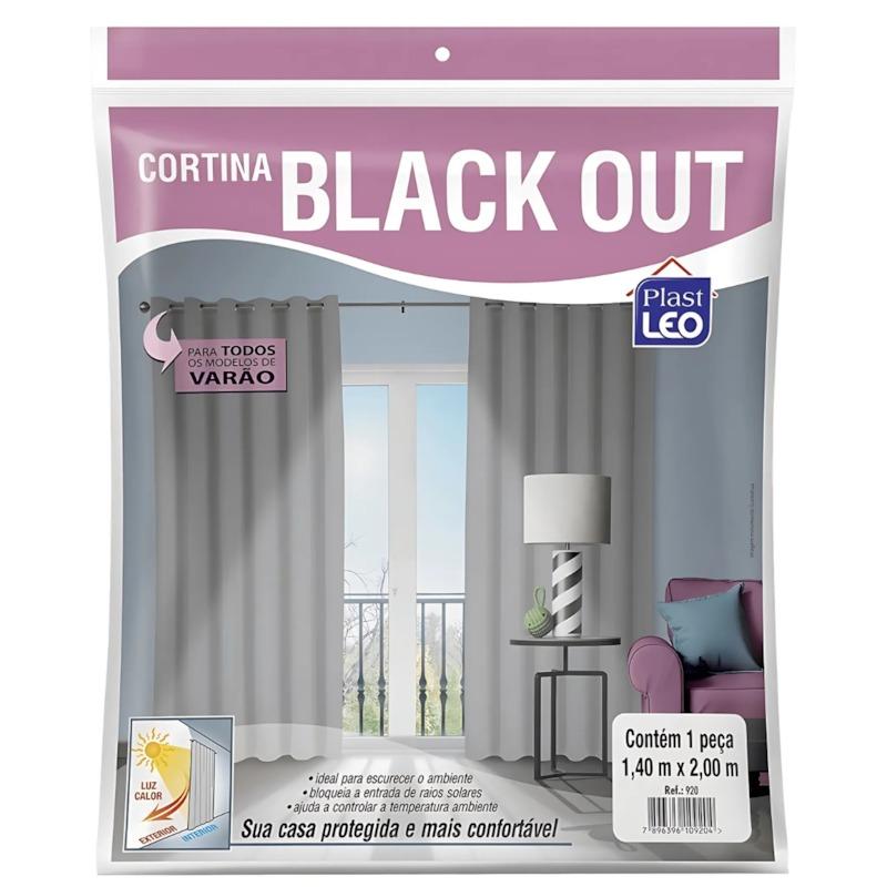 Cortina Black Out 140X2,0 Plast Leo