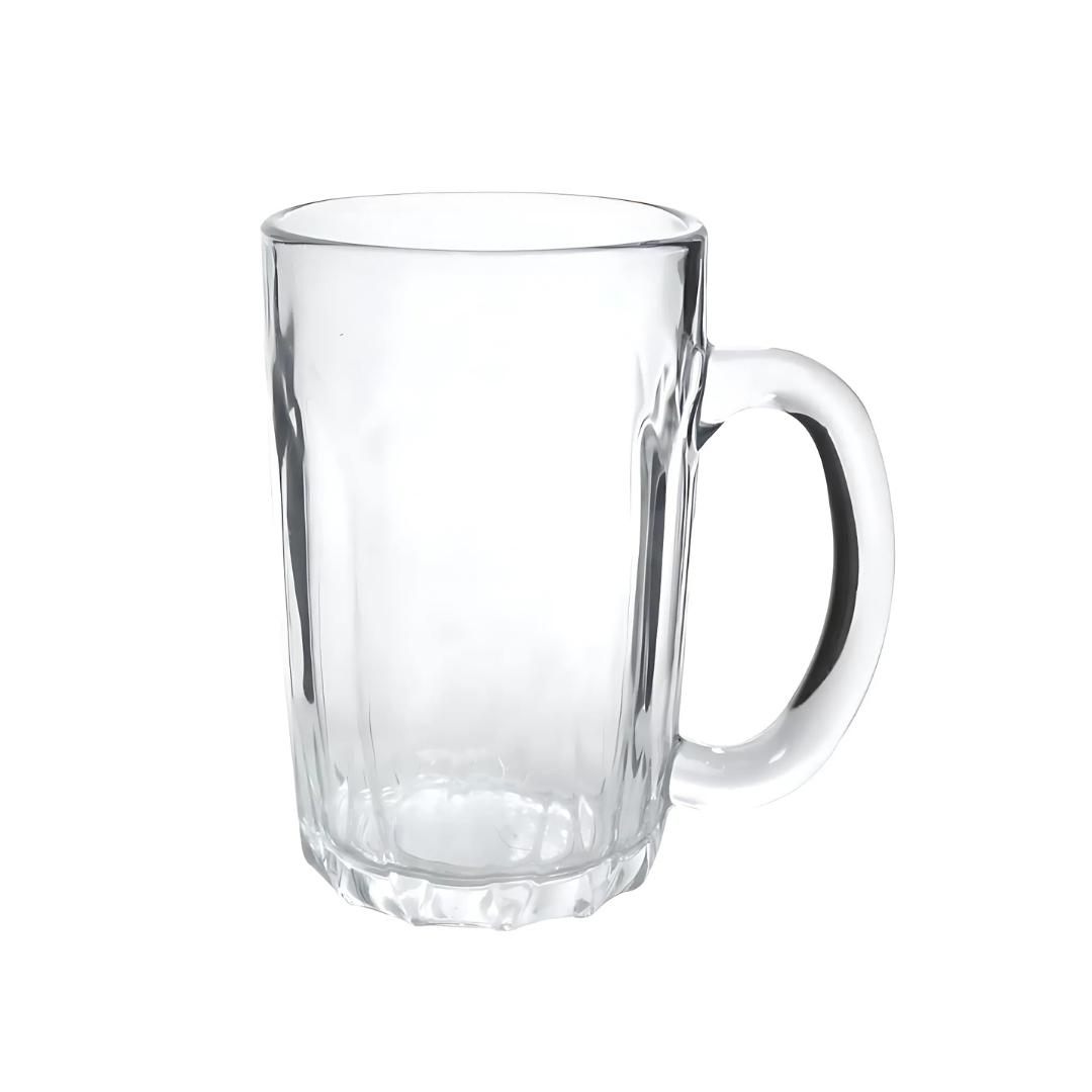 Kit C/6Pçs Caneca De Vidro 319Ml
