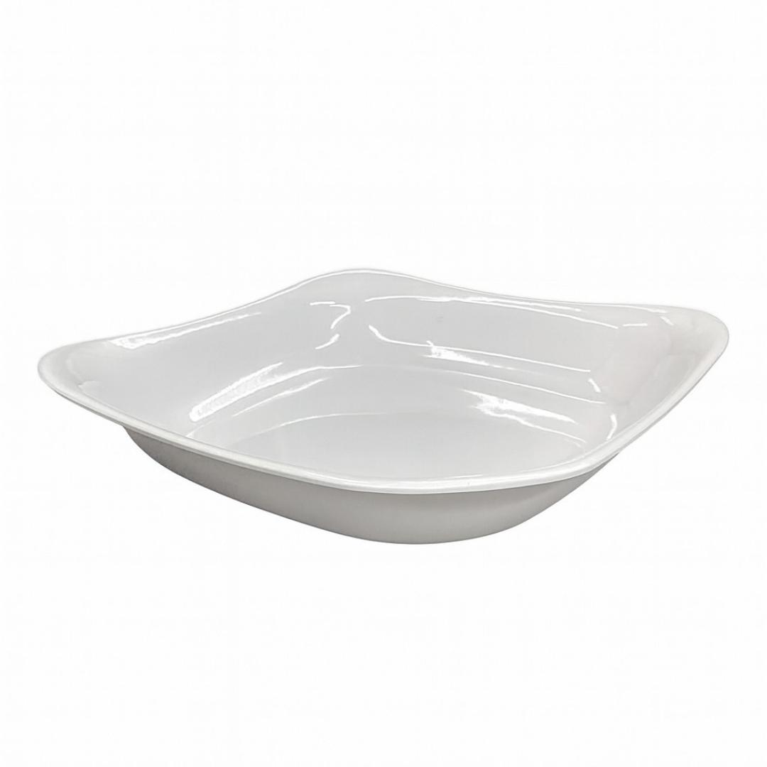 Saladeira Quadrada Branca Melamina Utilgoods