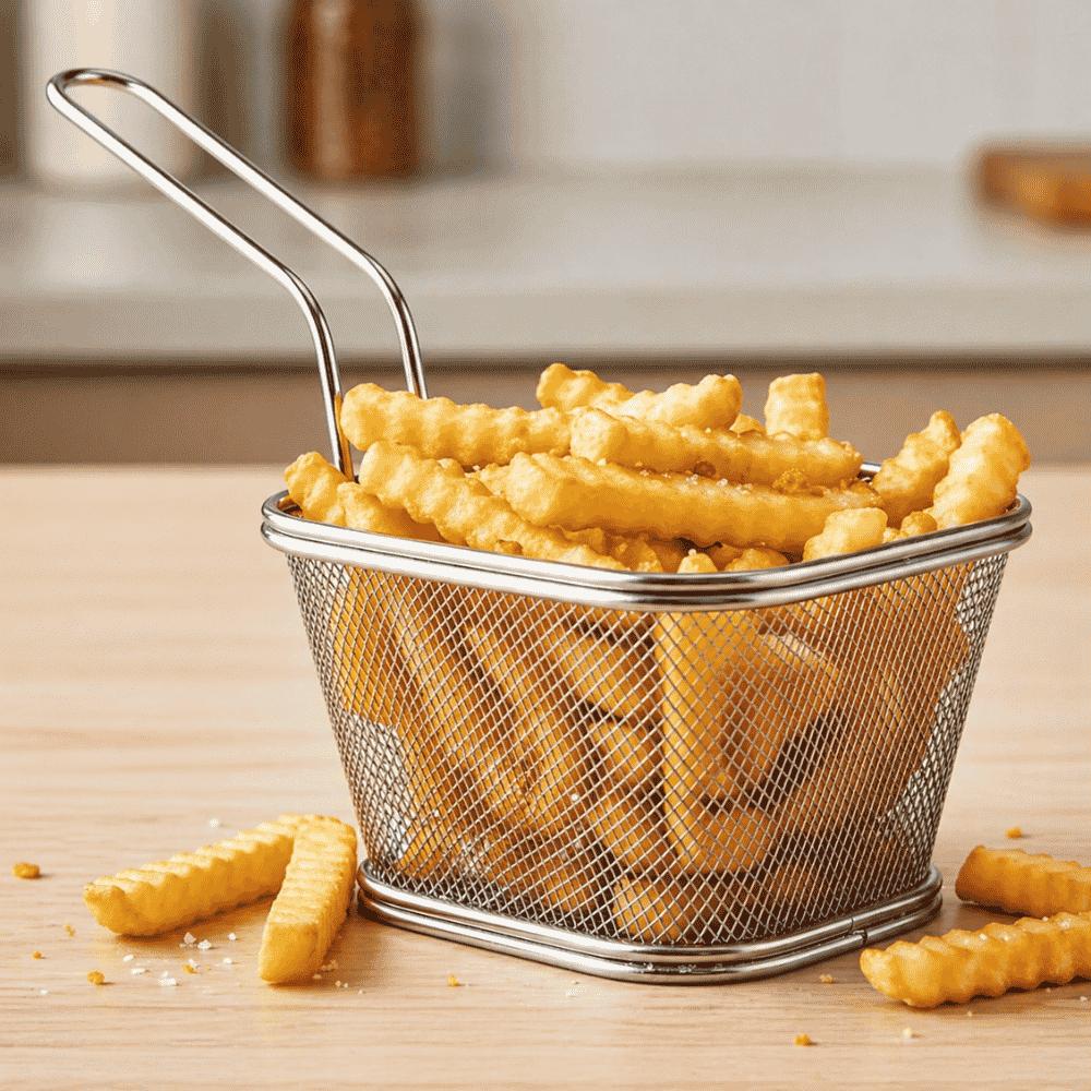 Cesta para Servir Porções Inox KeHome
