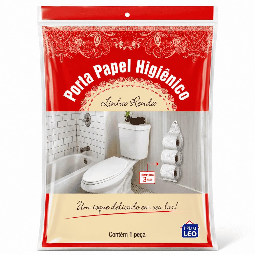 Porta Papel Higiênico Plast-Leo