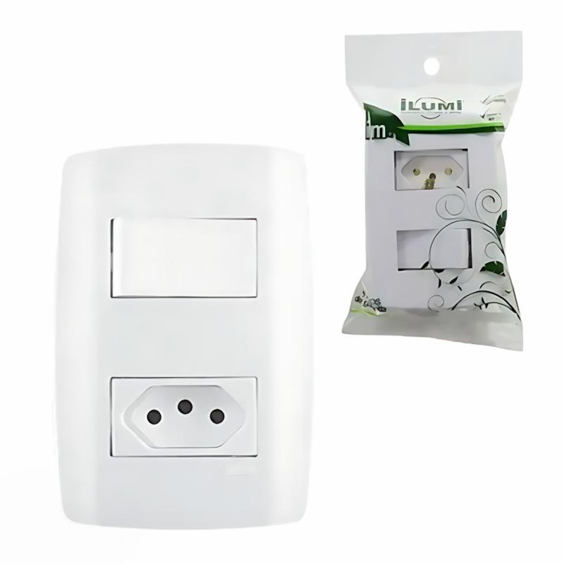 Cj 1 Interruptor 250V 10A Slim Ilumi