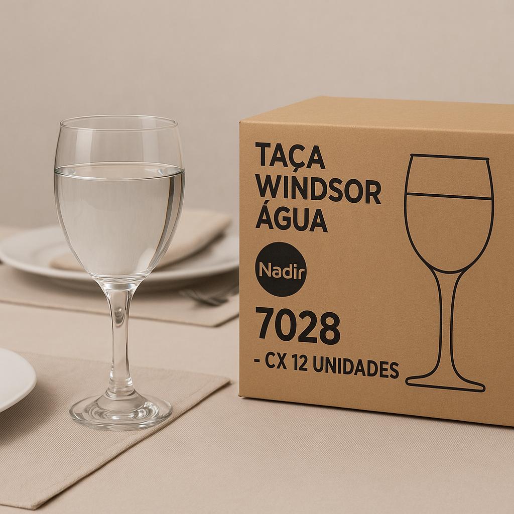 Taça Windsor Água 300Ml Nadir - Cx 12 Unidades