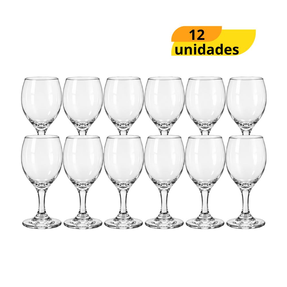 Taça Windsor Vinho Tinto 250ml Nadir - Cx 12 Unidades