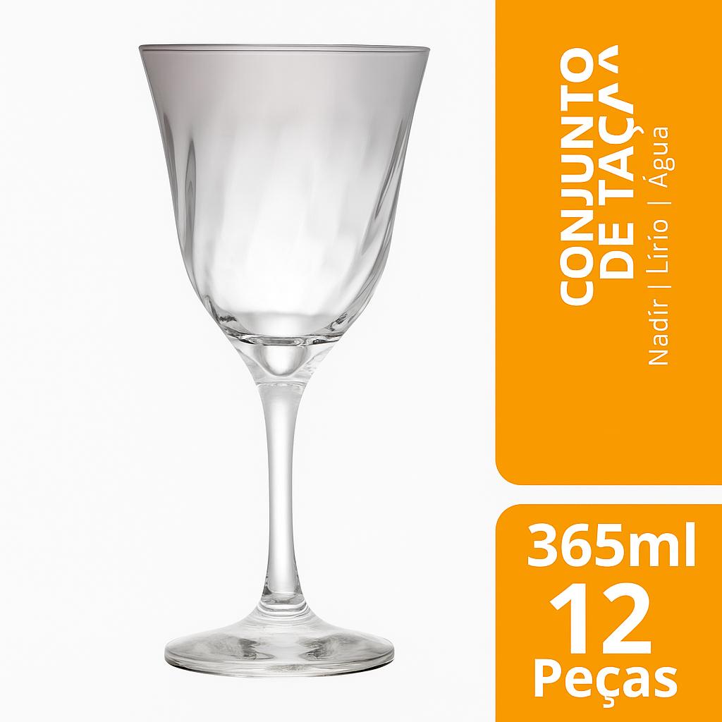Taca Lirio Agua 365Ml Nadir - Cx 12 Unidades