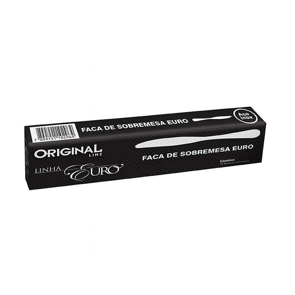Faca De Sobremesa Euro Original Line - Cx 12 Unidades