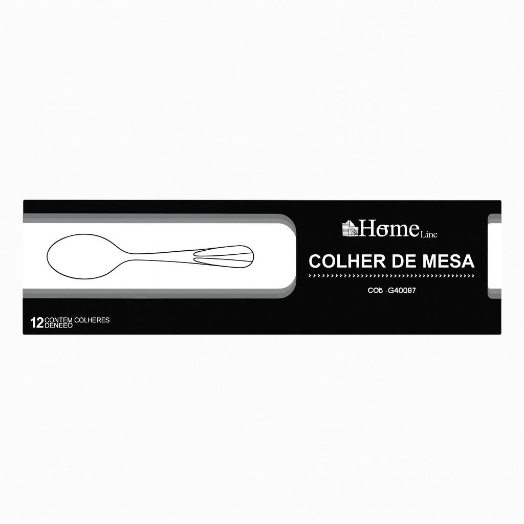 Colher De Mesa Em Aco Chazak  - Cx 12 Unidades