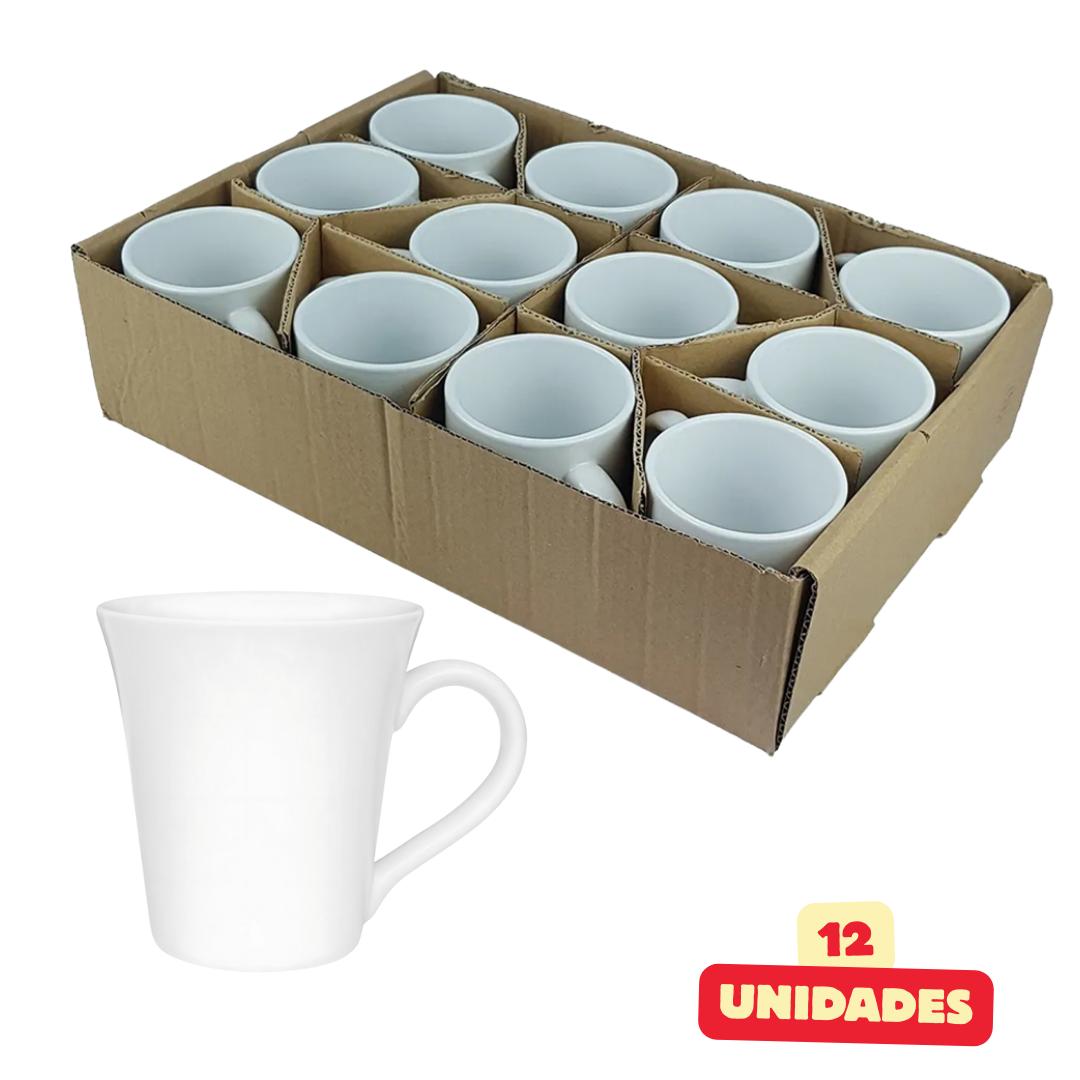 Caneca Tulipa 250Ml Branca Rr  - Cx 12 Unidades