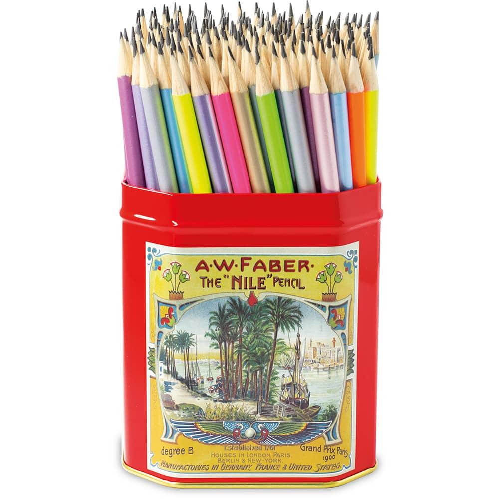 Ecolapis Grafite Mix Em Lata Fsc Faber Castell 1205Ltmix - Cx 12 Unidades