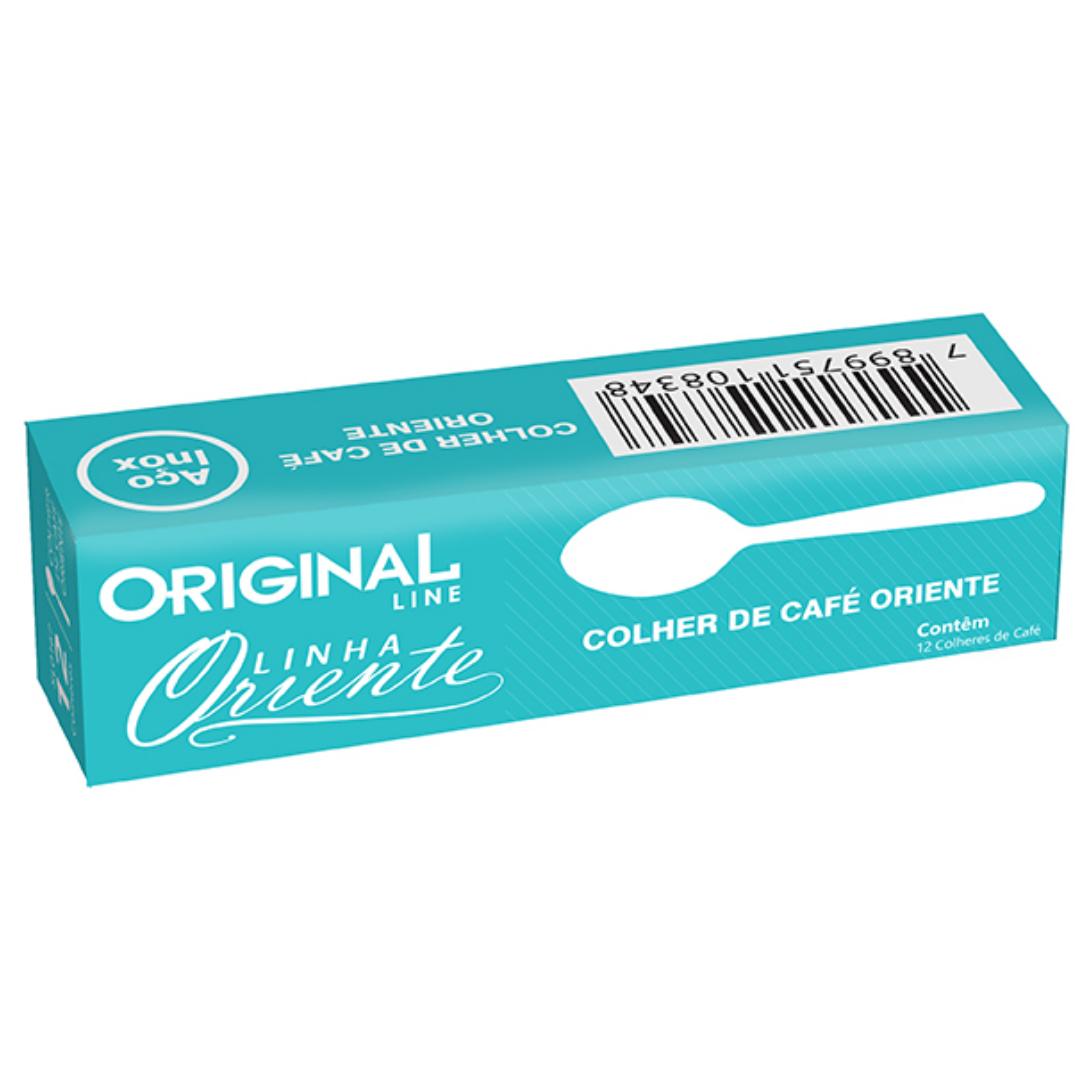Colher De Cafe Oriente Original Line  - Cx 12 Unidades