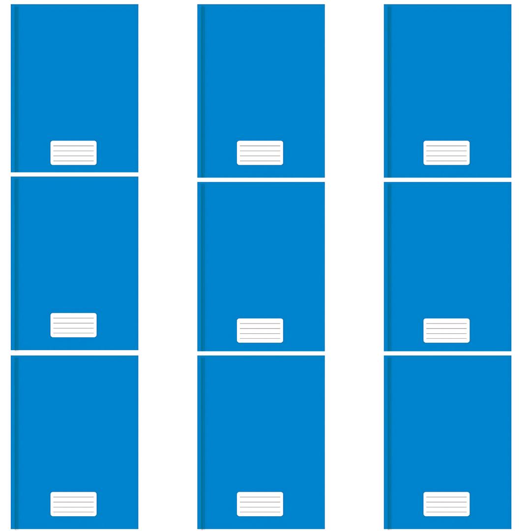 Caderno 1/4 Broch Cd Azul 80Fls Smart  - Cx 12 Unidades