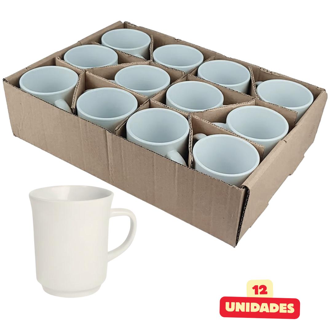 Caneca Americana Branca Horacilio  - Cx 12 Unidades