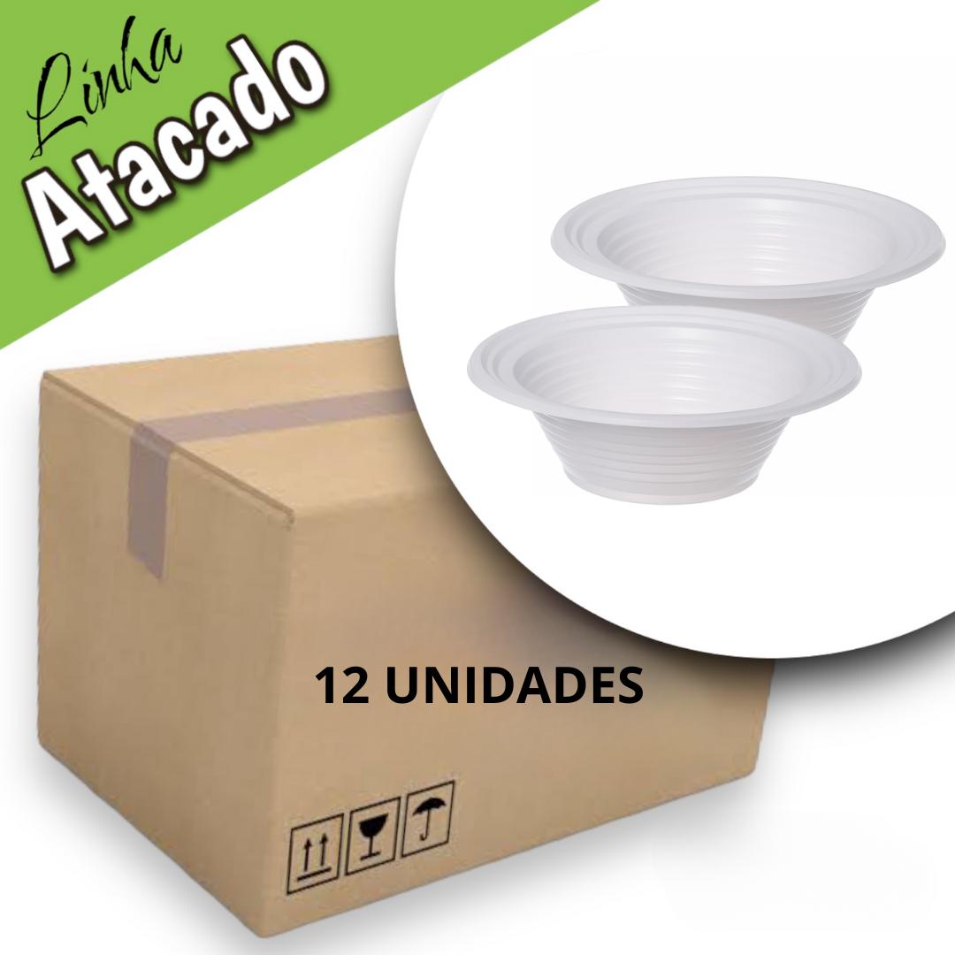 Prato Desc Bco Fundo C/10 Copozan  - Cx 12 Unidades
