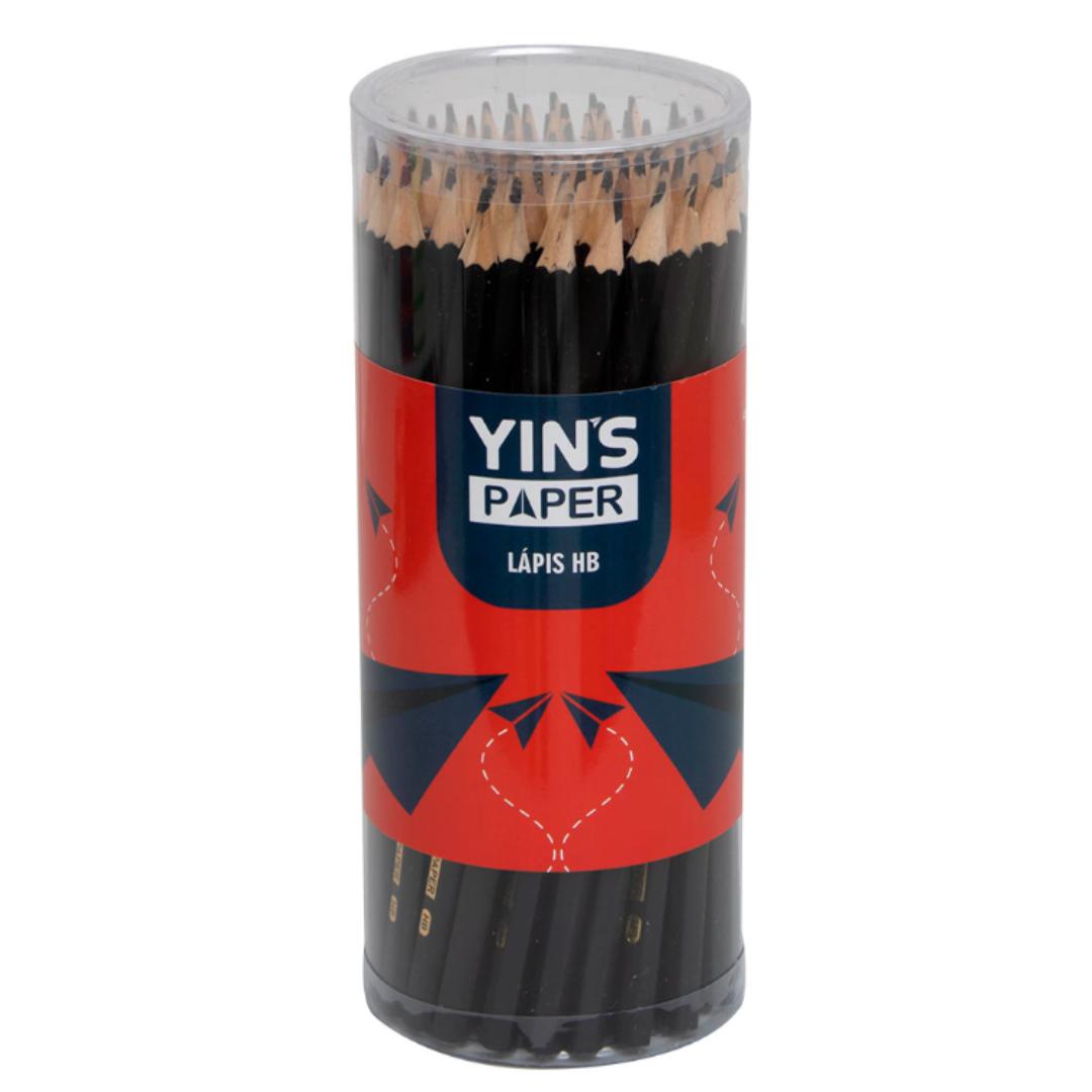 Lapis Grafite Hb Resina Pt C/Borr Yins  - Cx 24 Unidades