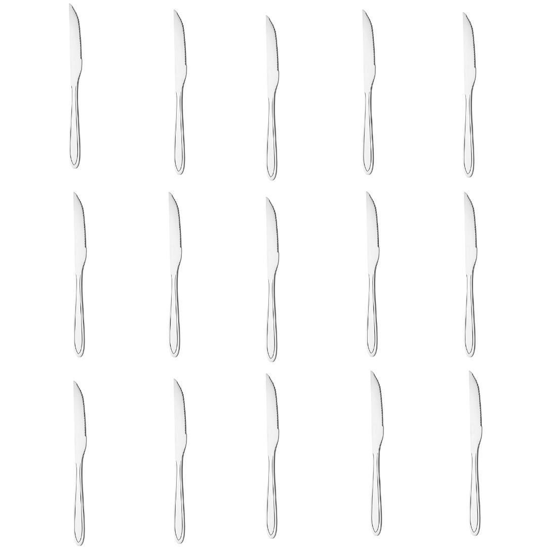 Faca P/Churrasco De Aco Inox Positano Coliseu 1278 - Cx 12 Unidades
