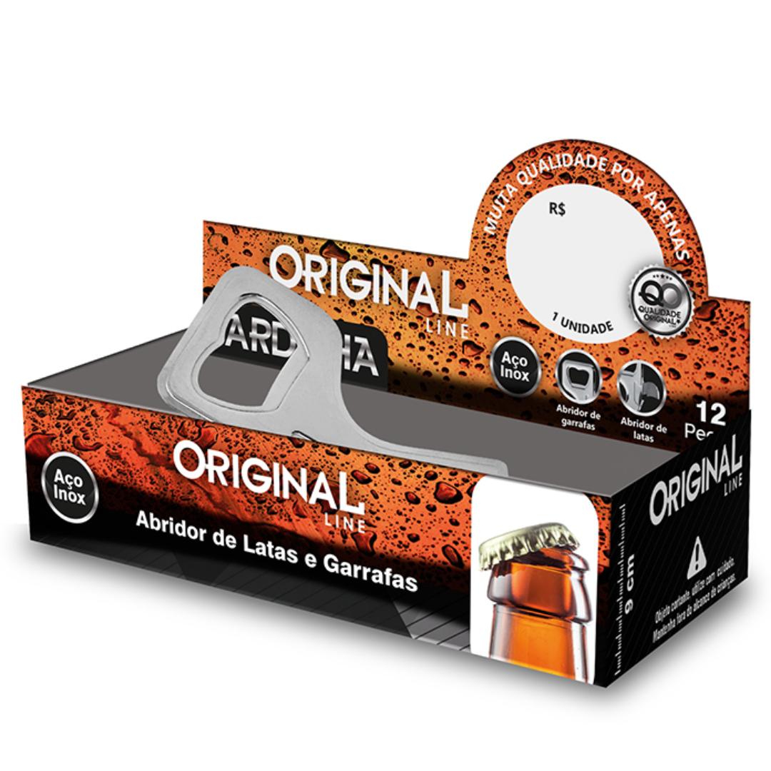 Abridor De Latas E Garrafas Original Line Sl0272 - Cx 24 Unidades